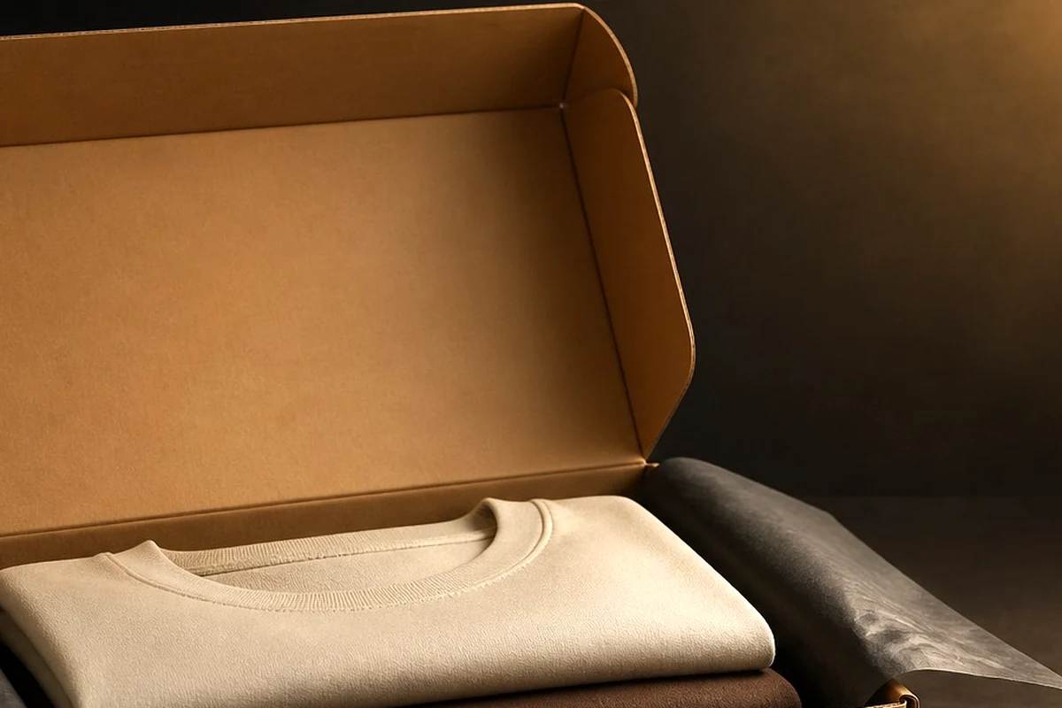 Apparel Mailer Box surface detail