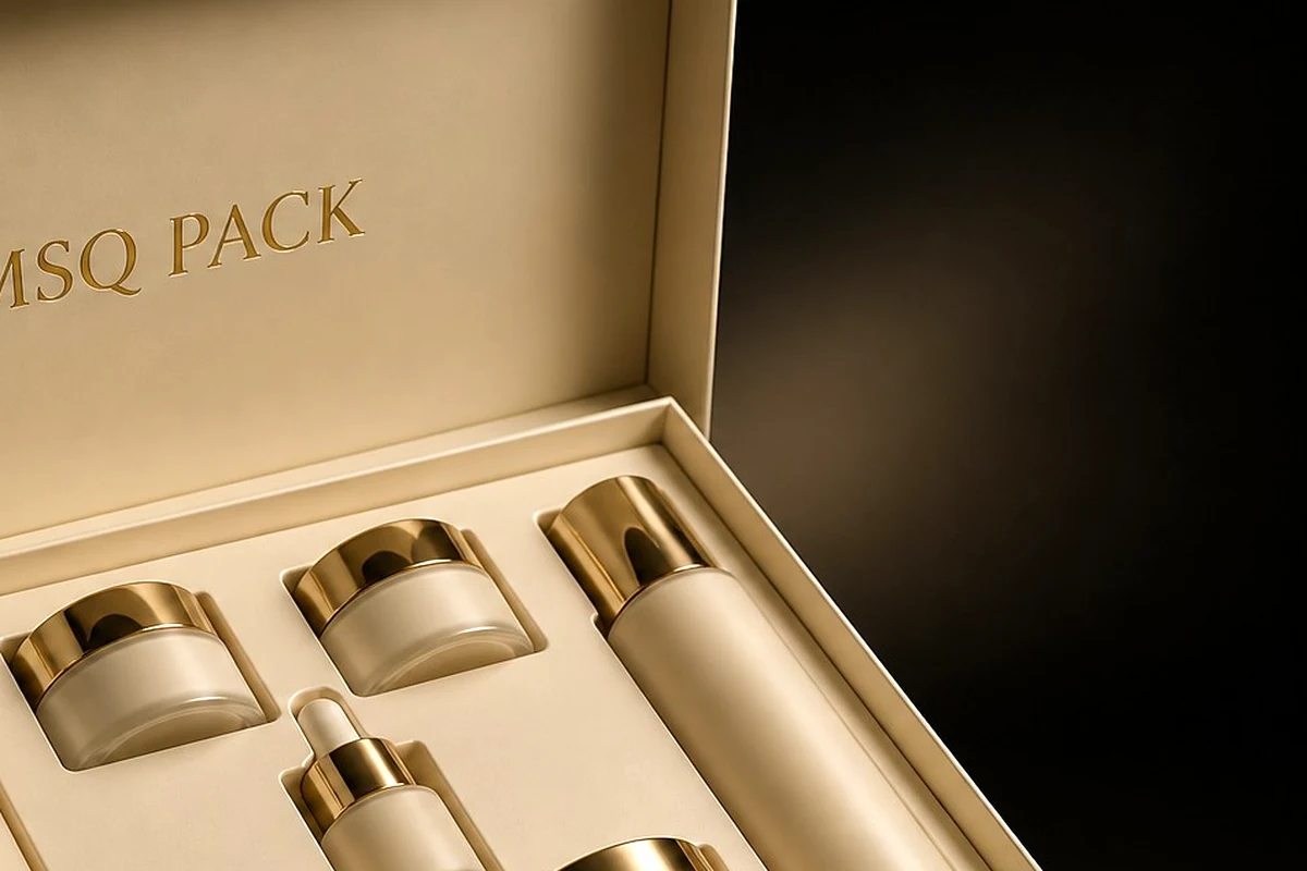 Cosmetic Set Box surface detail
