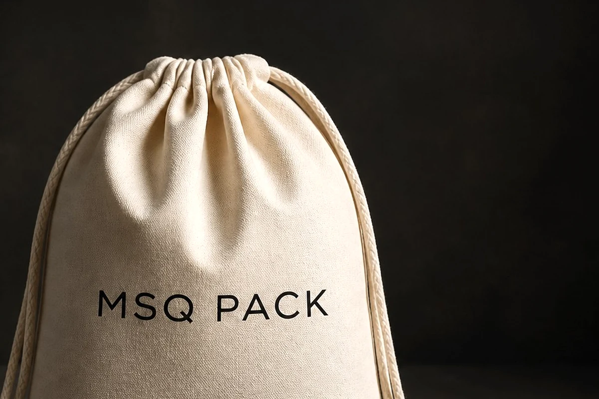 Cotton Dust Bag surface detail