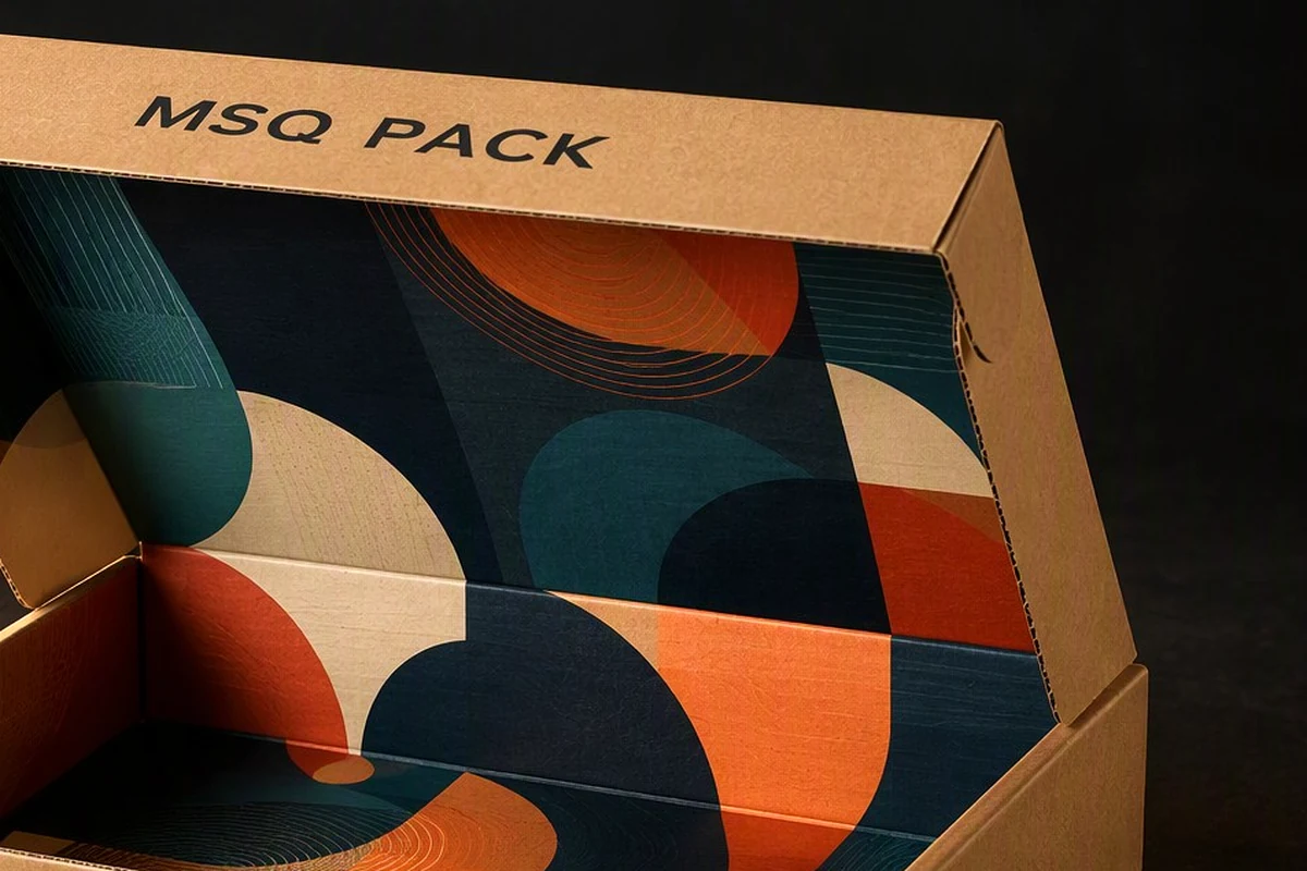 E-commerce Mailer Box surface detail