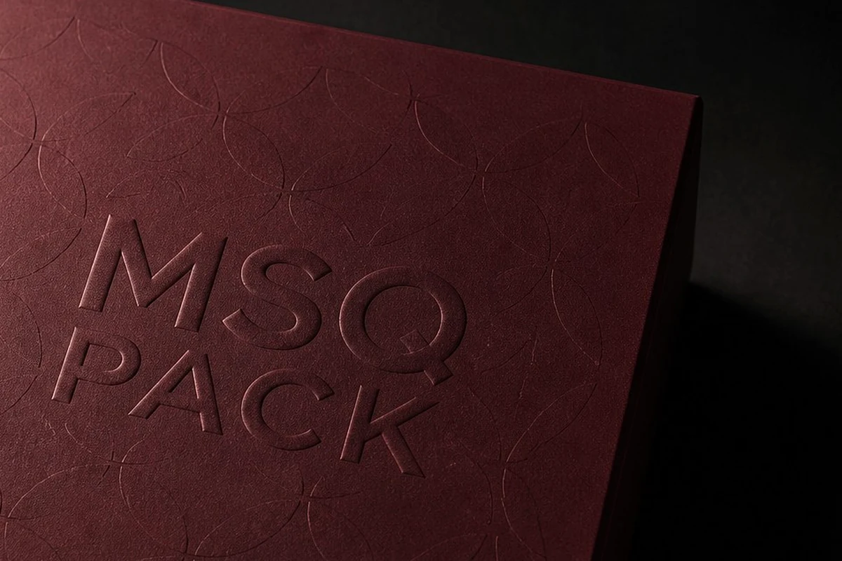 Embossing & debossing packaging finish direction