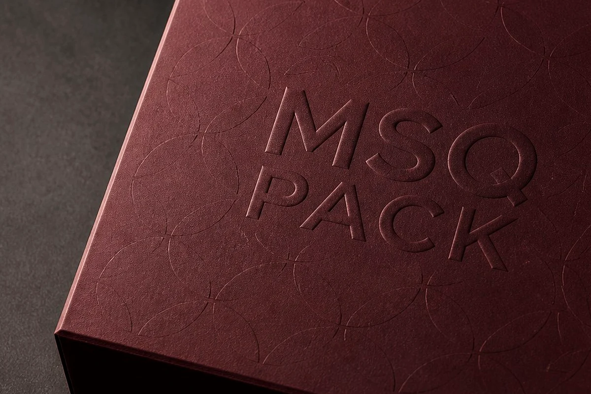 Embossed Paper Box structure detail