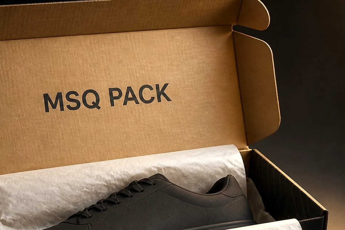 Footwear Mailer Box surface detail