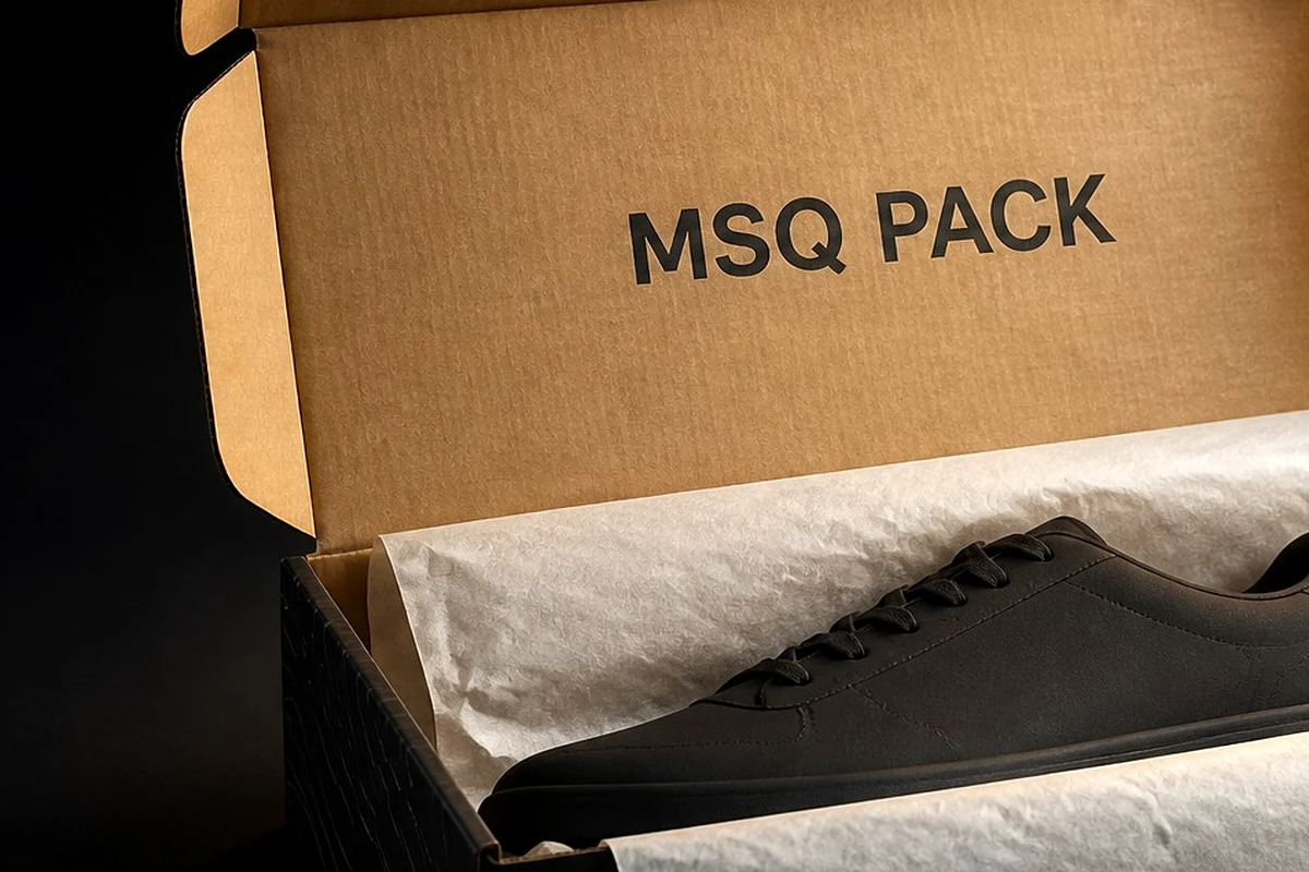 Footwear Mailer Box structure detail