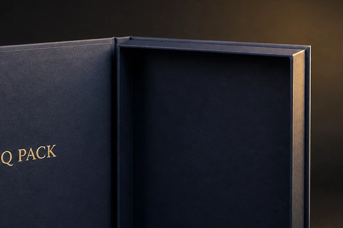 Hinged Book Box surface detail