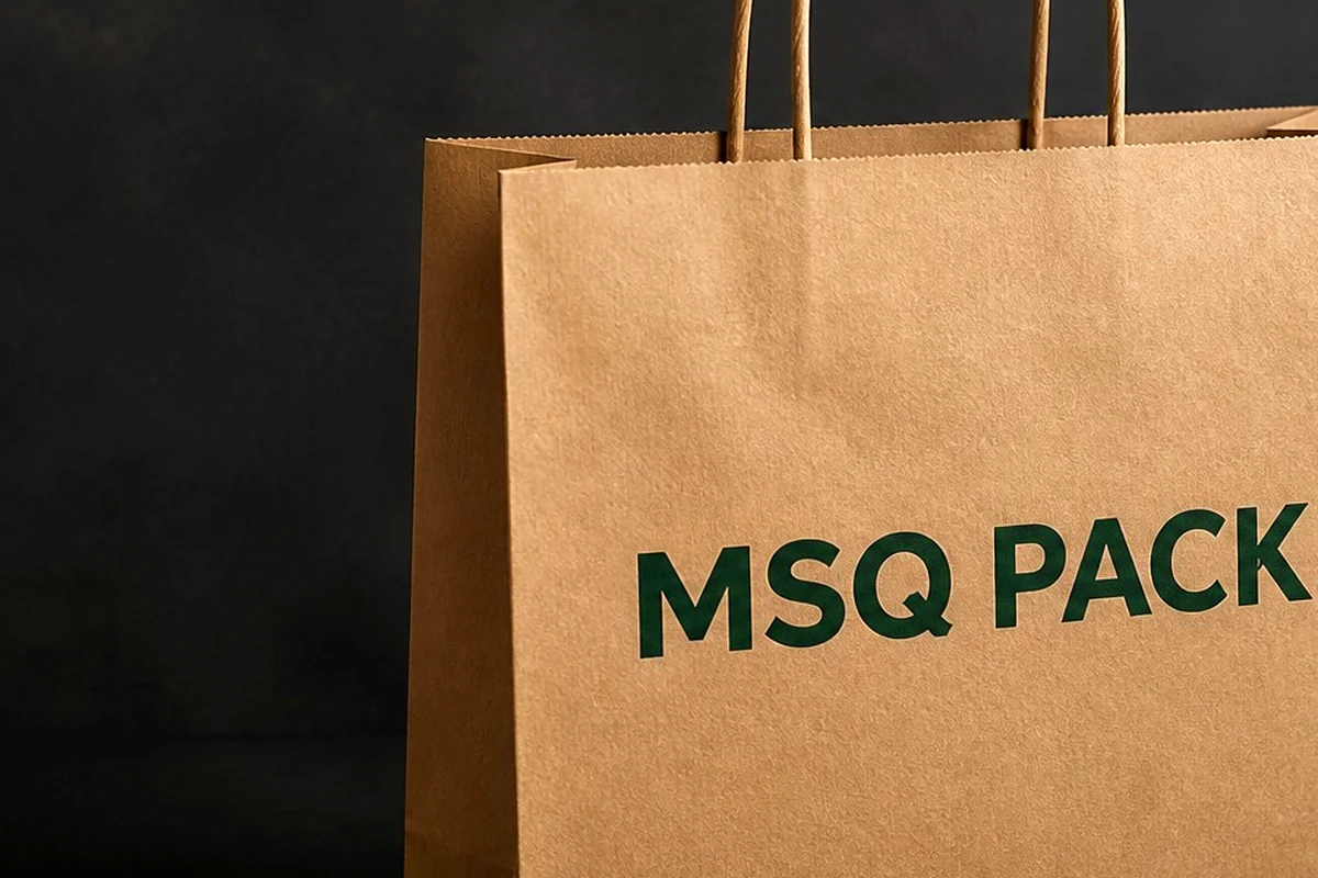 Kraft Shopping Bag structure detail