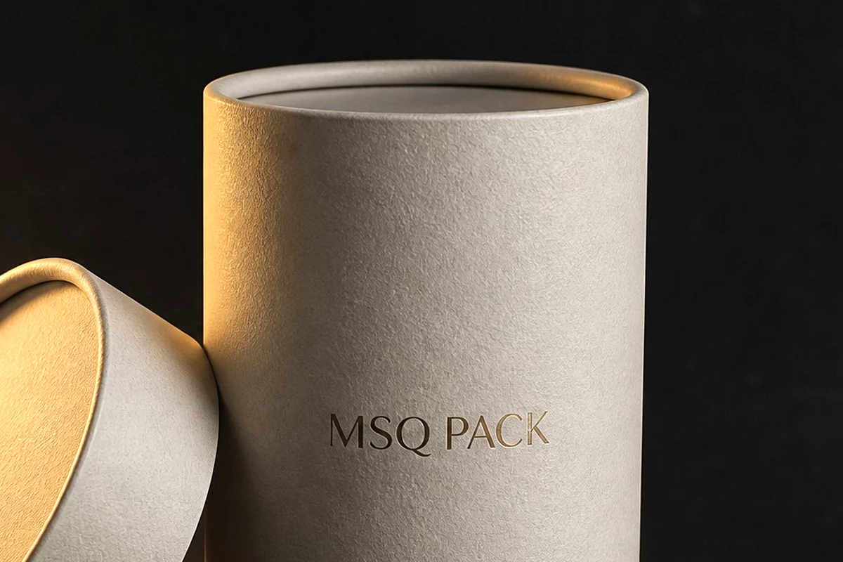 Paper Tube Packaging surface detail
