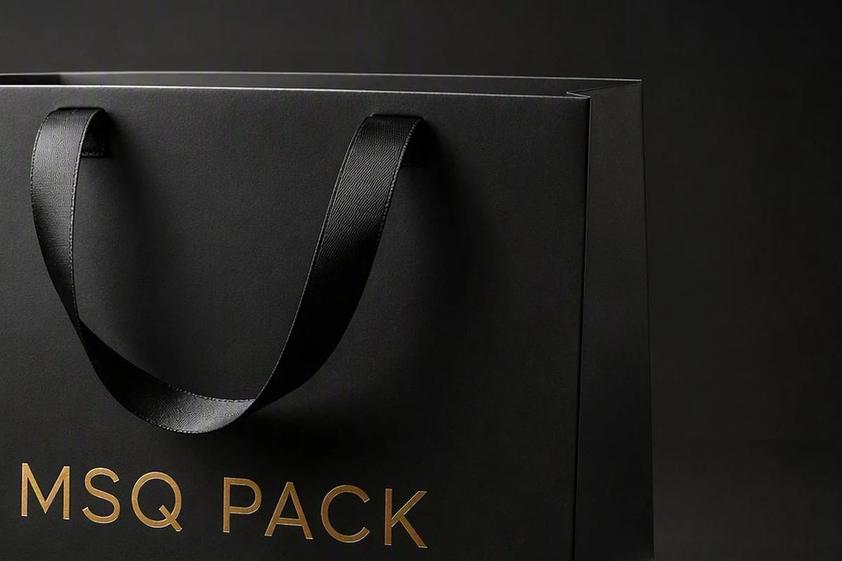 Premium Paper Bag surface detail