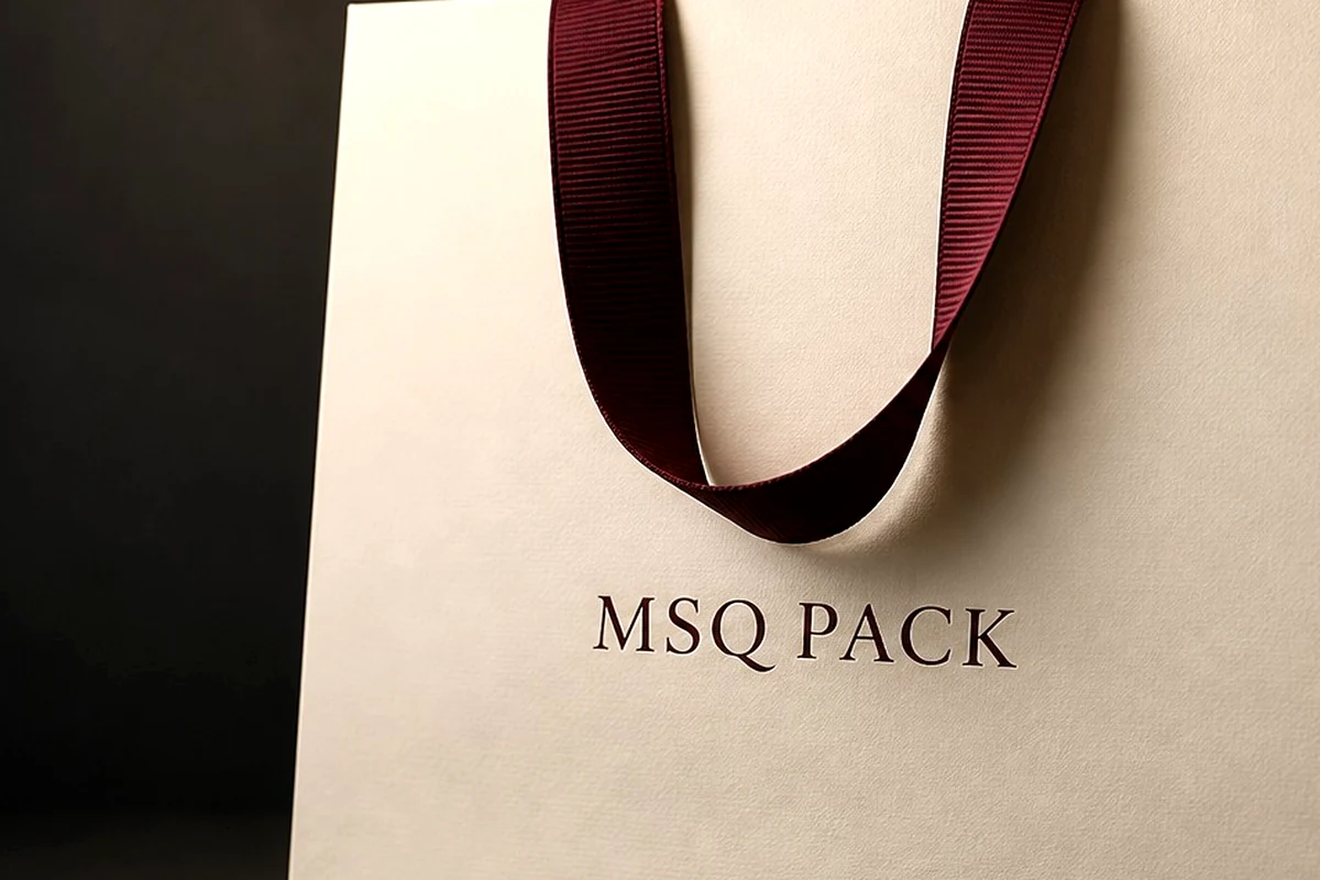 Ribbon Handle Bag structure detail
