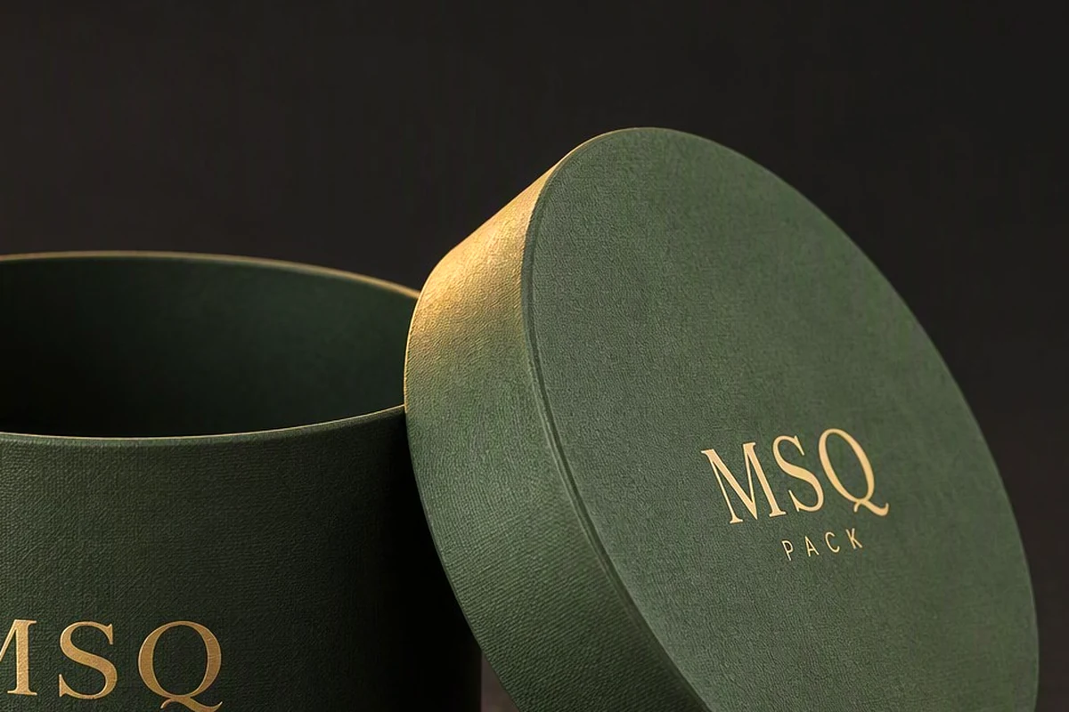 Round Gift Box surface detail