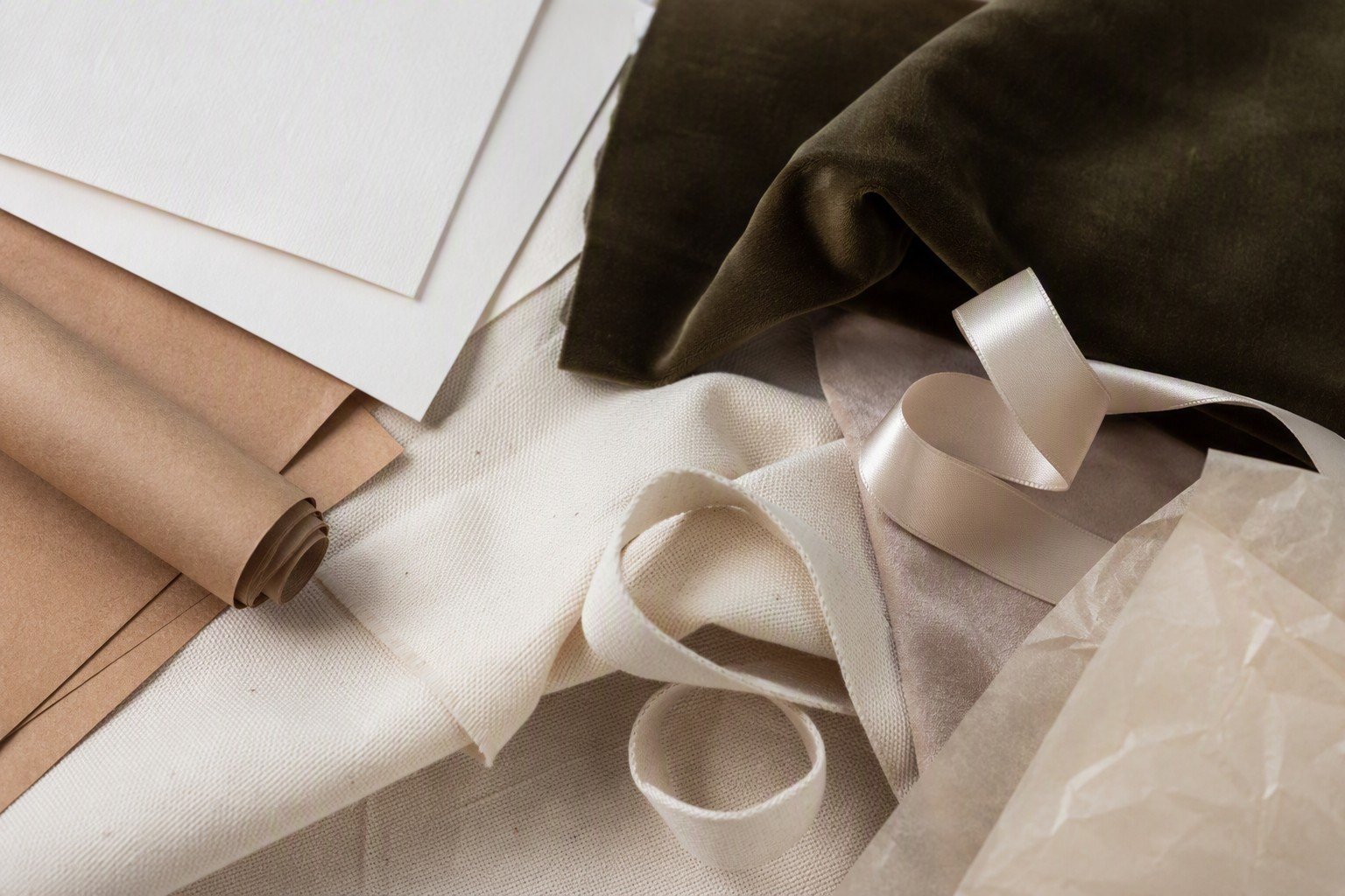 Branded Tissue Set material direction