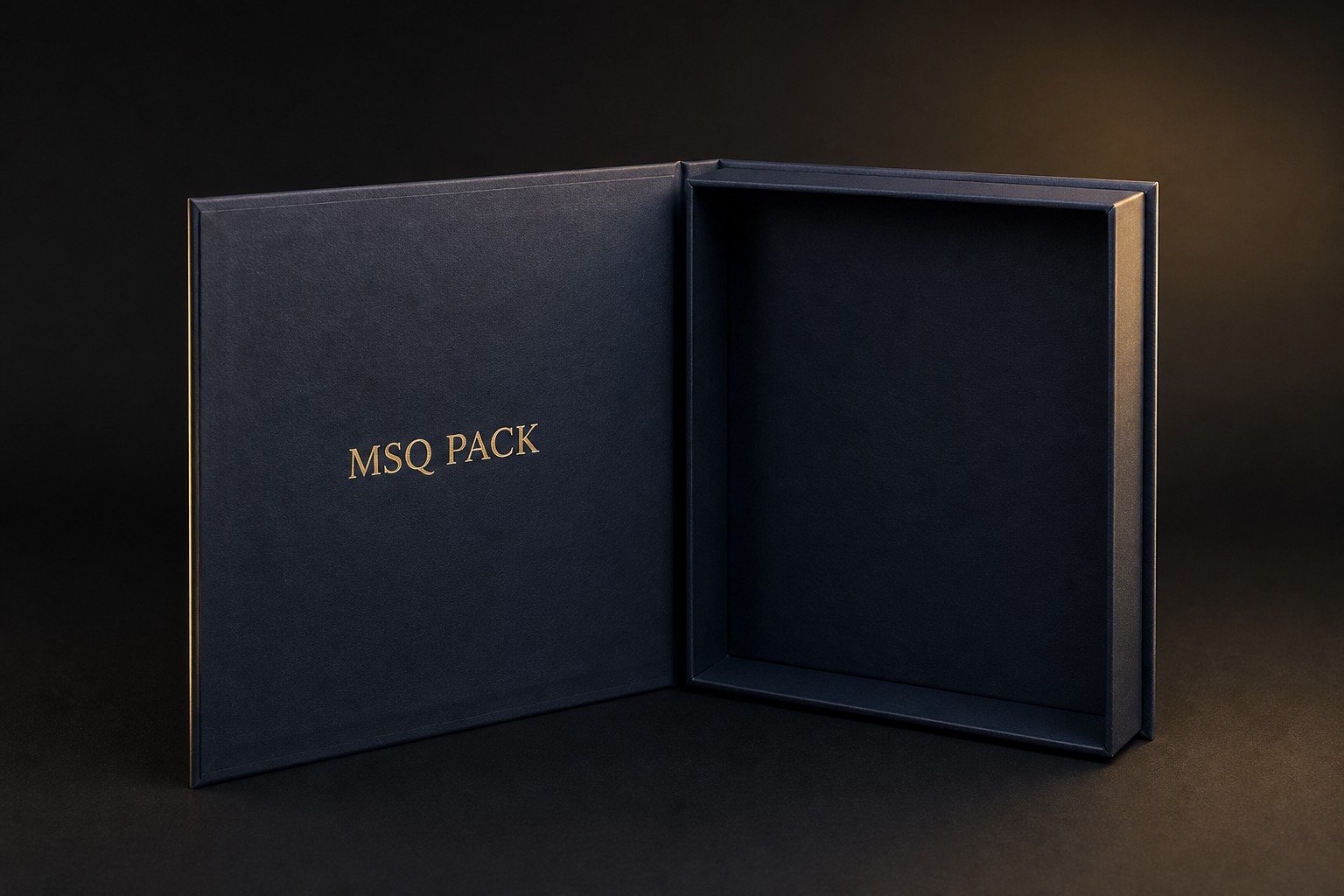 Hinged Book Box custom packaging direction