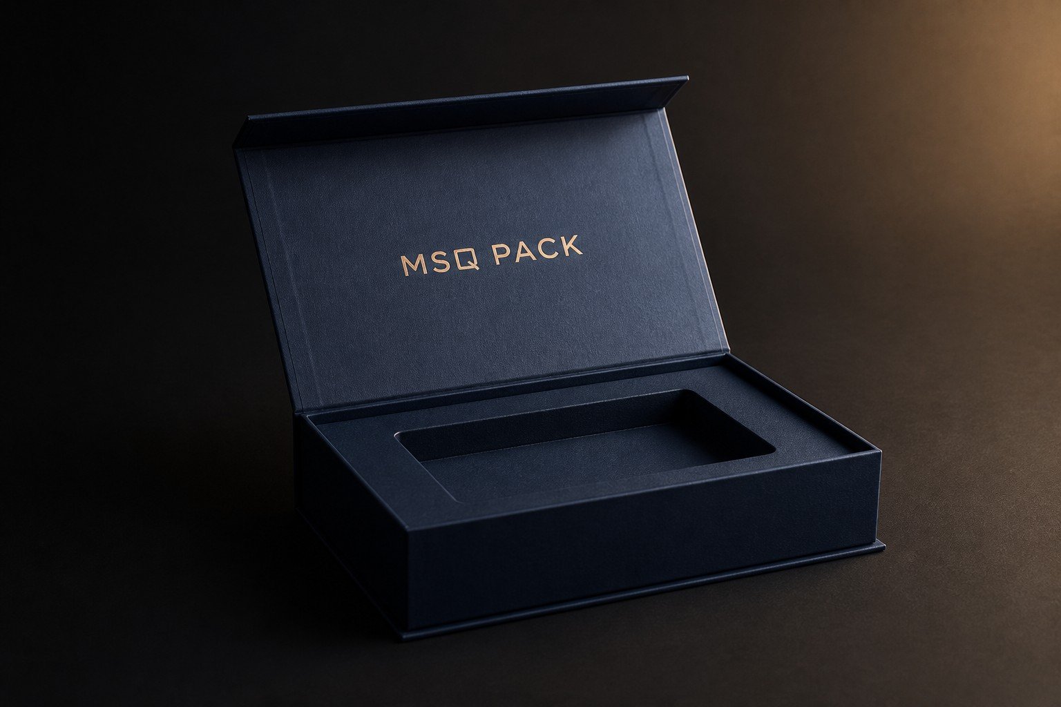 MSQ PACK magnetic rigid box structure